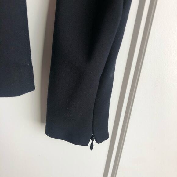 Armani Exchange peplum zip long sleeve top - Picture 5 of 8